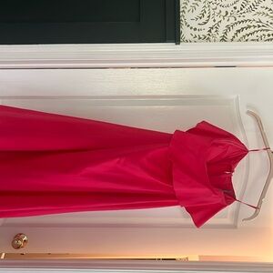 Midi, ruffled Anthropologie dress